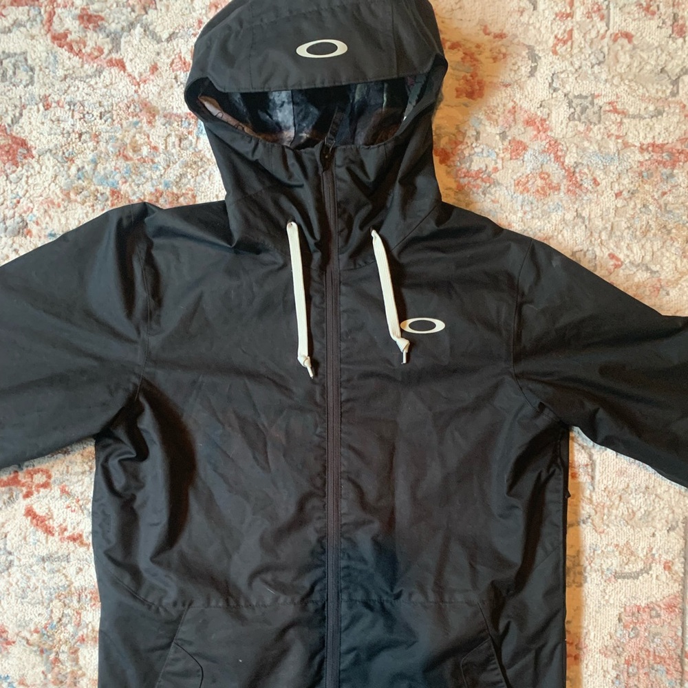 Mens Oakley Snowboarding Black Jacket